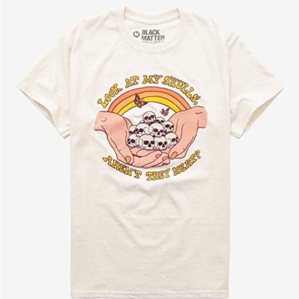 Look at my skulls aren't they neat  tee NWT